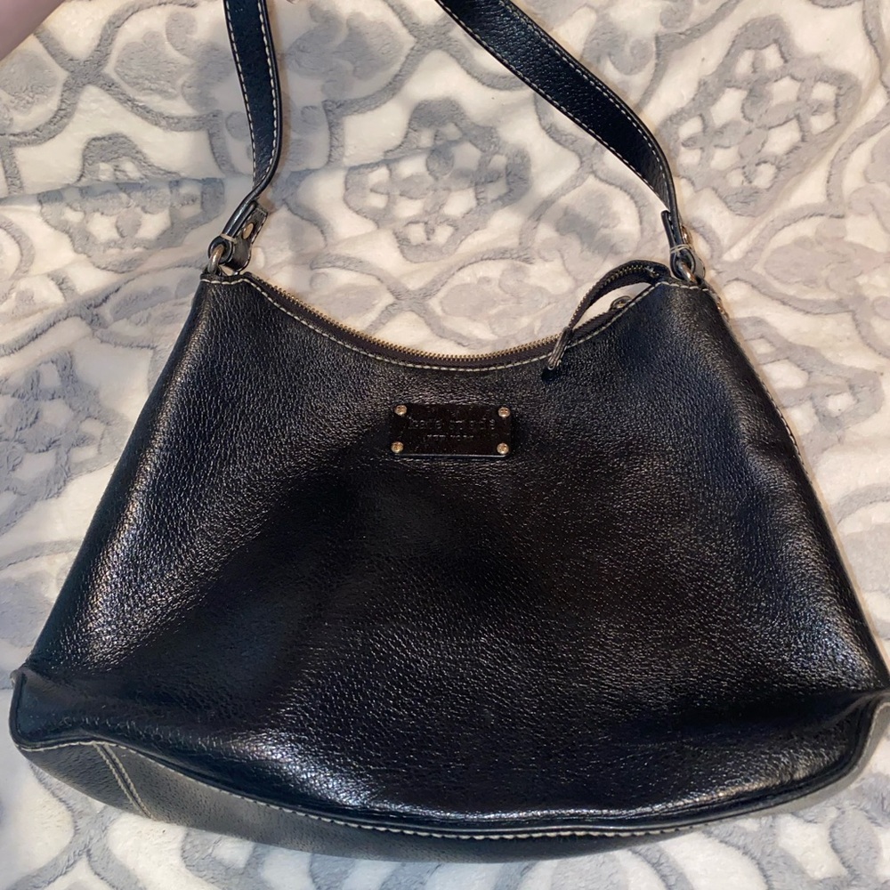 Kate Spade vintage Black Leather Shoulder Bag